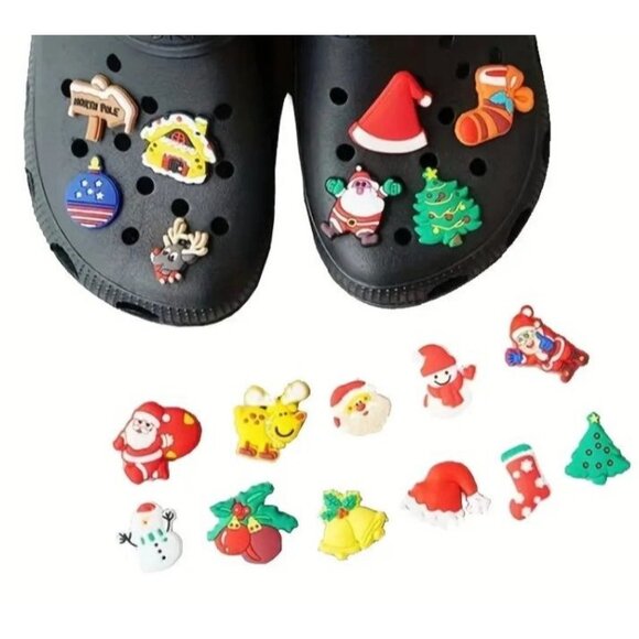 30pcs Christmas Shoe Charms For Crocs Christmas themed - Picture 3 of 6